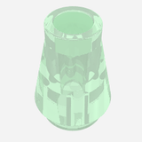LEGO 4589 Cone 1 x 1 in Trans-Green - Authentic LEGO Part