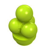 LEGO 6254 Ice Cream Scoops in Lime - Authentic LEGO Part