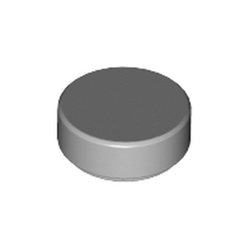 LEGO 98138 Tile, Round 1 x 1 in Light Bluish Gray - Authentic LEGO Part