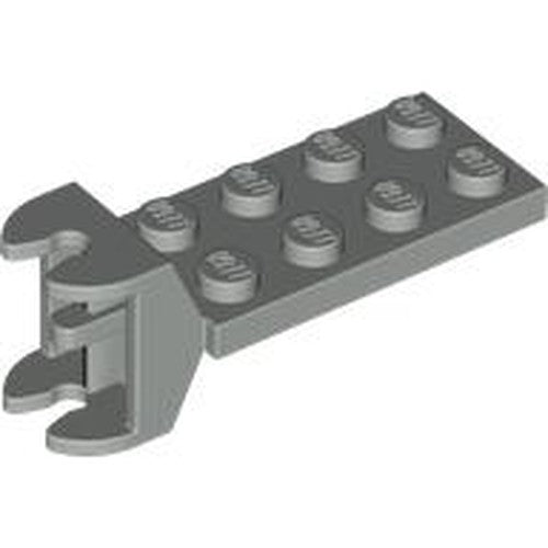 LEGO 3640 Hinge Plate 2 x 4 with Articulated Joint - Female in Light Gray - Authentic LEGO Part