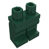 LEGO 970c00 Hips  and Legs Plain in Dark Green - Authentic LEGO Part