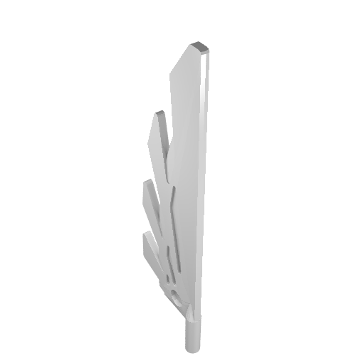 LEGO 11091 Wing 9L with Stylized Feathers in White - Authentic LEGO Part