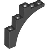 LEGO 2339 Arch 1 x 5 x 4 - Continuous Bow in Black - Authentic LEGO Part