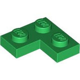 LEGO 2420 Plate 2 x 2 Corner in Green - Authentic LEGO Part
