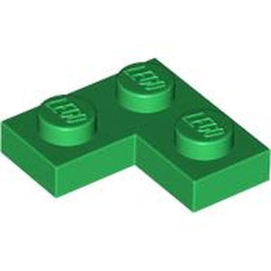 LEGO 2420 Plate 2 x 2 Corner in Green - Authentic LEGO Part