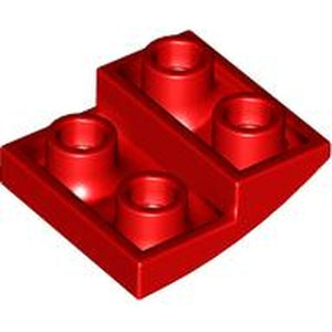 LEGO 32803 Slope, Curved 2 x 2 x 2/3 Inverted in Red - Authentic LEGO Part