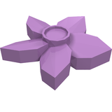 LEGO 18853 Friends Accessories Hair Decoration, Flower with Pointed Petals and Small Pin - Main Product Image