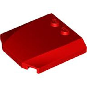 LEGO 45677 Wedge 4 x 4 x 2/3 Triple Curved in Red - Authentic LEGO Part