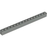 LEGO 2465 Brick 1 x 16 in Light Gray - Authentic LEGO Part