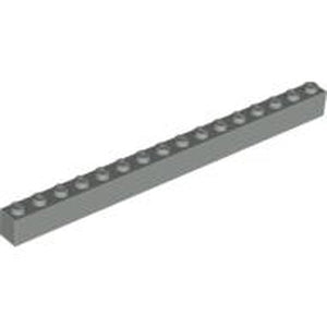 LEGO 2465 Brick 1 x 16 in Light Gray - Authentic LEGO Part