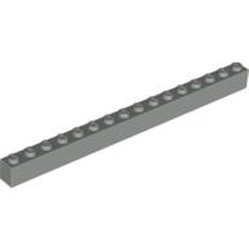 LEGO 2465 Brick 1 x 16 in Light Gray - Authentic LEGO Part