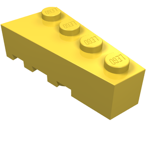 LEGO 41767 Wedge 4 x 2 Right in Yellow - Authentic LEGO Part