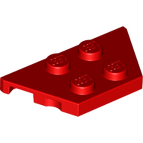 LEGO 51739 Wedge, Plate 2 x 4 in Red - Authentic LEGO Part