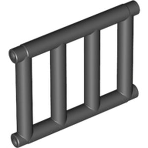 LEGO 62113 Bar 1 x 4 x 3 Grille with End Protrusions in Black - Authentic LEGO Part