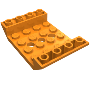 LEGO 60219 Slope, Inverted 45 6 x 4 Double with 4 x 4 Cutout and 3 Holes in Orange - Authentic LEGO Part