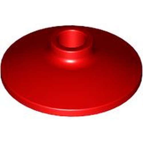 LEGO 4740 Dish 2 x 2 Inverted (Radar) in Red - Authentic LEGO Part