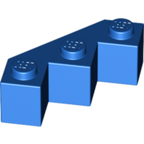 LEGO 2462 Brick, Modified Facet 3 x 3 in Blue - Authentic LEGO Part