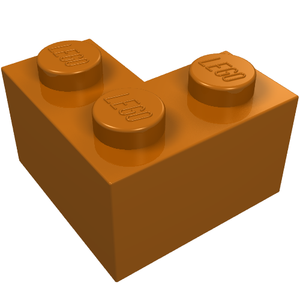 LEGO 2357 Brick 2 x 2 Corner in Dark Orange - Authentic LEGO Part