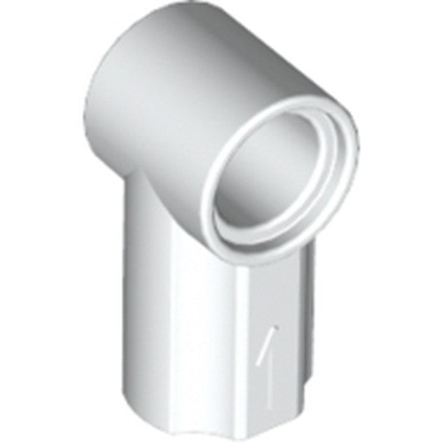 LEGO 32013 Technic, Axle and Pin Connector Angled #1 in White - Authentic LEGO Part