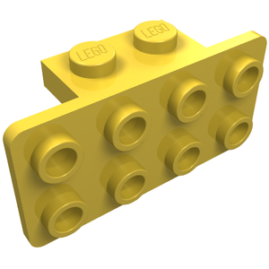 LEGO 93274 Bracket 1 x 2 - 2 x 4 in Yellow - Authentic LEGO Part