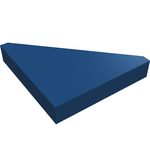 LEGO 35787 Tile, Modified 2 x 2 Triangular in Dark Blue - Authentic LEGO Part