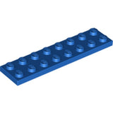 LEGO 3034 Plate 2 x 8 in Blue - Authentic LEGO Part