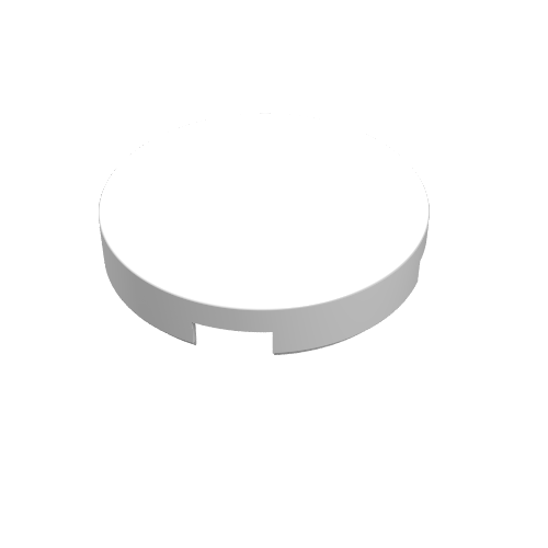 LEGO 4150 Tile, Round 2 x 2 in White - Authentic LEGO Part