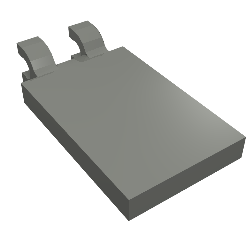 LEGO 30350c Tile, Modified 2 x 3 with 2 U Clips - Main Product Image