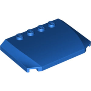 LEGO 52031 Wedge 4 x 6 x 2/3 Triple Curved in Blue - Authentic LEGO Part