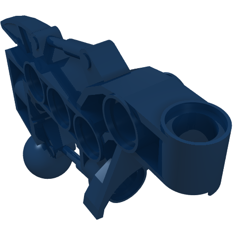 LEGO 50922 Bionicle Toa Hordika Arm Upper Section with Ball Joint in Dark Blue - Authentic LEGO Part