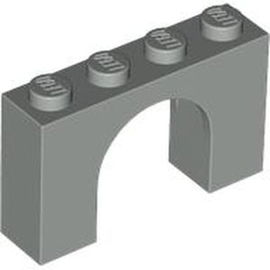 LEGO 6182 Arch 1 x 4 x 2 in Light Gray - Authentic LEGO Part