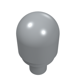 LEGO 58176 Bar with Light Bulb Cover (Bionicle Barraki Eye) in Light Bluish Gray - Authentic LEGO Part