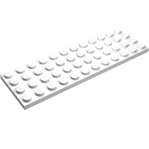 LEGO 3029 Plate 4 x 12 in White - Authentic LEGO Part