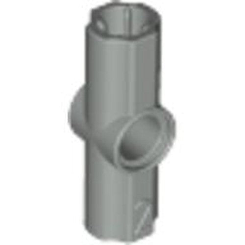 LEGO 32034 Technic, Axle and Pin Connector Angled #2 - 180 degrees in Light Gray - Authentic LEGO Part