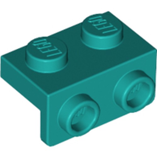 LEGO 99781 Bracket 1 x 2 - 1 x 2 in Dark Turquoise - Authentic LEGO Part