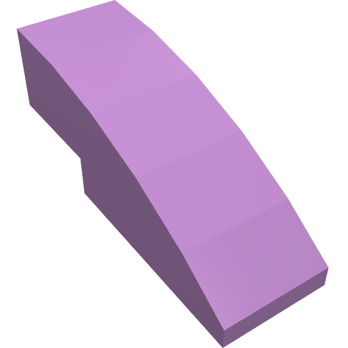 LEGO 50950 Slope, Curved 3 x 1 in Medium Lavender - Authentic LEGO Part