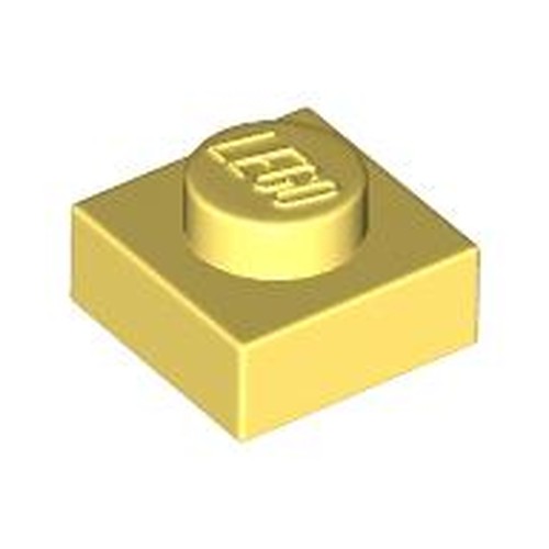 LEGO 3024 Plate 1 x 1 in Bright Light Yellow - Authentic LEGO Part