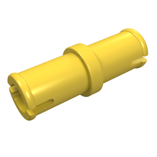 LEGO 3673 Technic, Pin without Friction Ridges in Yellow - Authentic LEGO Part