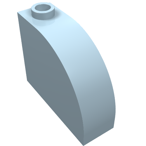 LEGO 33243 Slope, Curved 3 x 1 x 2 with Hollow Stud - Main Product Image