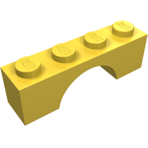 LEGO 3659 Arch 1 x 4 in Yellow - Authentic LEGO Part