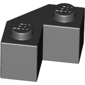 LEGO 87620 Brick, Modified Facet 2 x 2 in Black - Authentic LEGO Part
