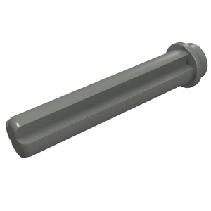LEGO 6587 Technic, Axle  3L with Stud in Dark Bluish Gray - Authentic LEGO Part