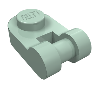 LEGO 26047 Plate, Round 1 x 1 with Bar Handle in Sand Green - Authentic LEGO Part