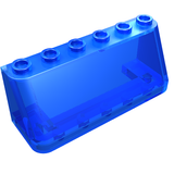 LEGO 4176 Windscreen 2 x 6 x 2 in Trans-Dark Blue - Authentic LEGO Part