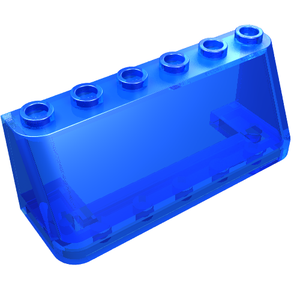 LEGO 4176 Windscreen 2 x 6 x 2 in Trans-Dark Blue - Authentic LEGO Part