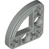 LEGO 32249 Technic, Liftarm, Modified L-Shape Quarter Ellipse Thin 3 x 3 in Light Gray - Authentic LEGO Part