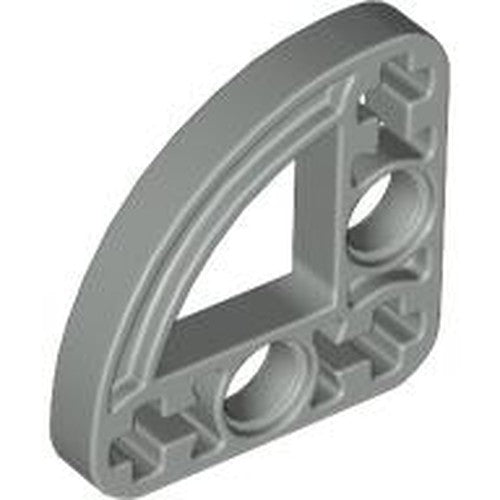 LEGO 32249 Technic, Liftarm, Modified L-Shape Quarter Ellipse Thin 3 x 3 in Light Gray - Authentic LEGO Part