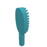 LEGO 3852b Minifigure, Utensil Hairbrush - 10mm Handle in Medium Azure - Authentic LEGO Part