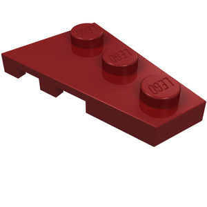 LEGO 43722 Wedge, Plate 3 x 2 Right in Dark Red - Authentic LEGO Part