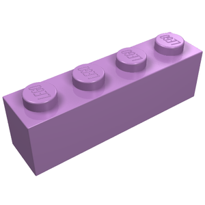 LEGO 3010 Brick 1 x 4 in Medium Lavender - Authentic LEGO Part